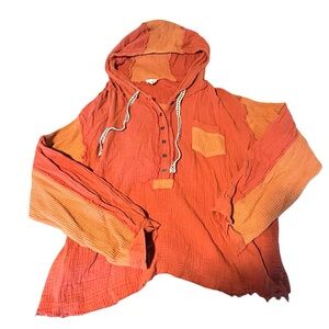 POL Hooded Button-Up Shirt